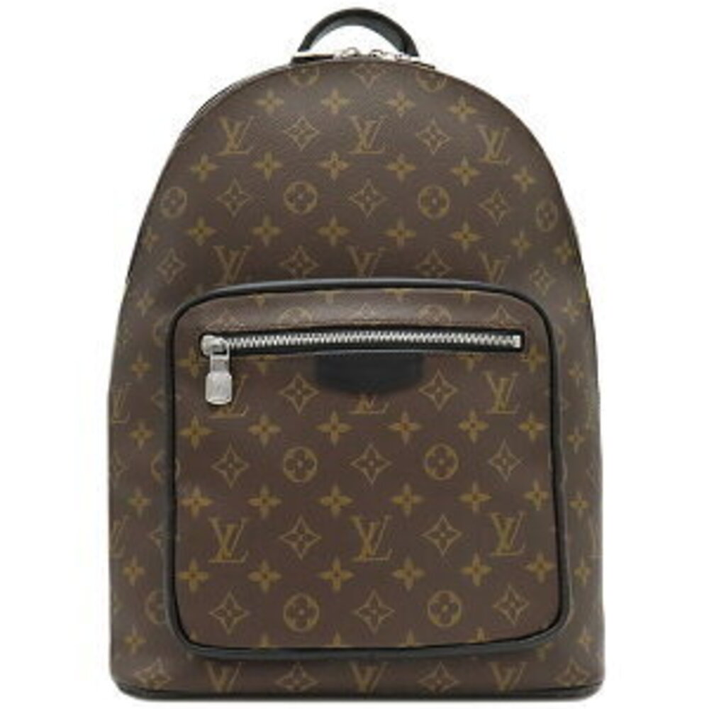 Louis Vuitton Josh Backpack Daypack Monogram Macassar Brown Leather